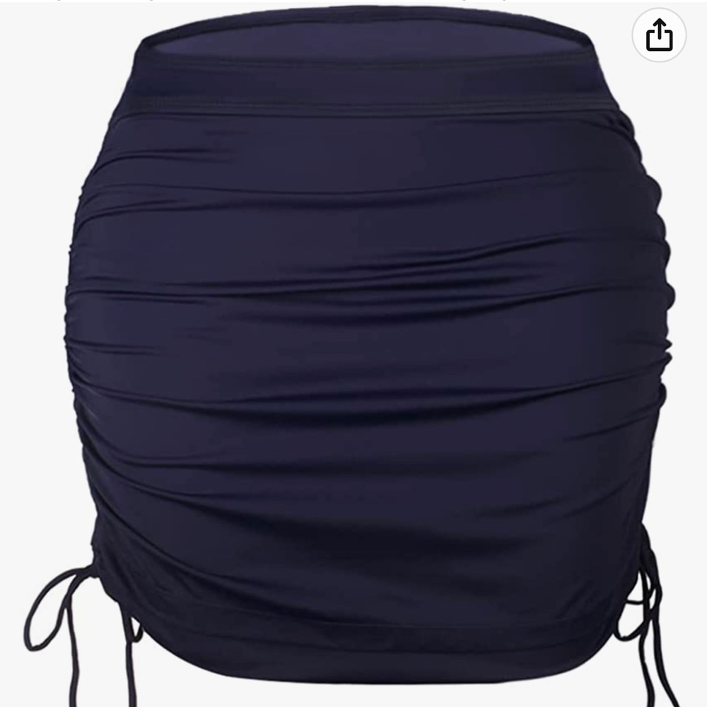 WOMEN’S Swimsuit Skirt - Plus Size - Swim Bottoms - Picture 2 of 12